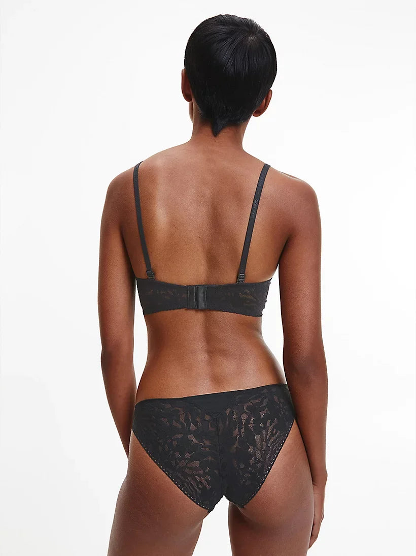 Calvin Klein | Plunge Bra Soft Lace | Black