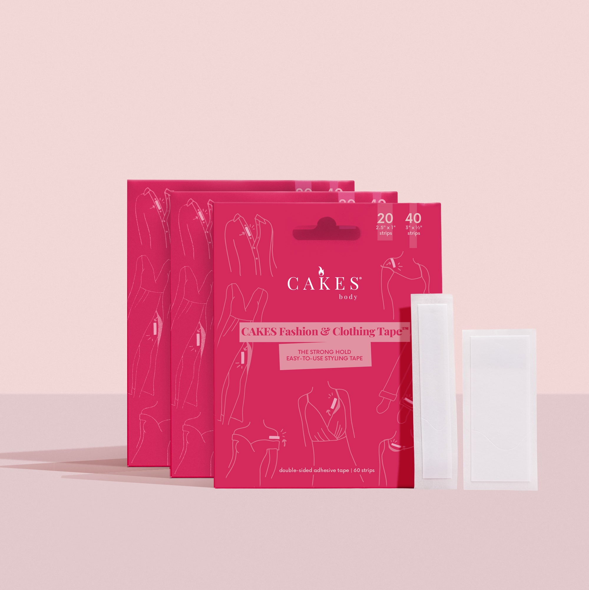 CAKES Fashion & Clothing Tape™ 3-Pack