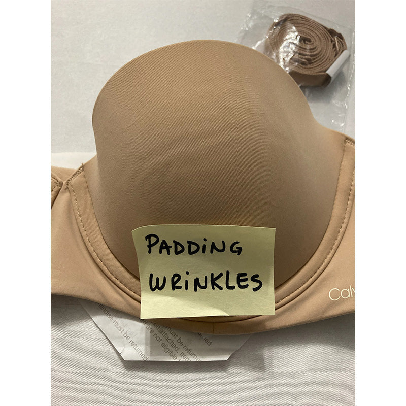 NWD Calvin Klein Perfectly Fit Strapless Push-Up Bra Beige 32B
