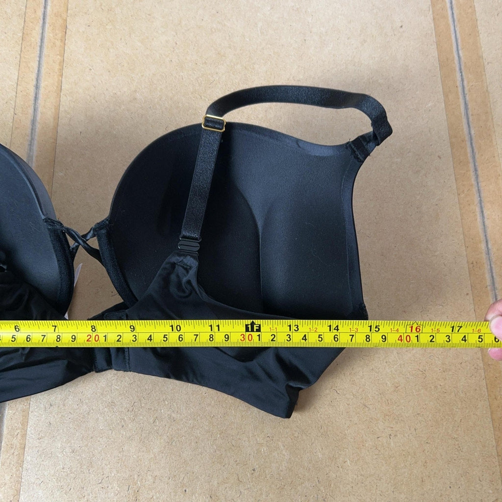 Victoria's Secret Bra Womens 38D Black T-Shirt Molded Padded Underwired