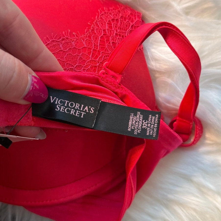Victoria's Secret Bombshell Plunge Bra - 32C