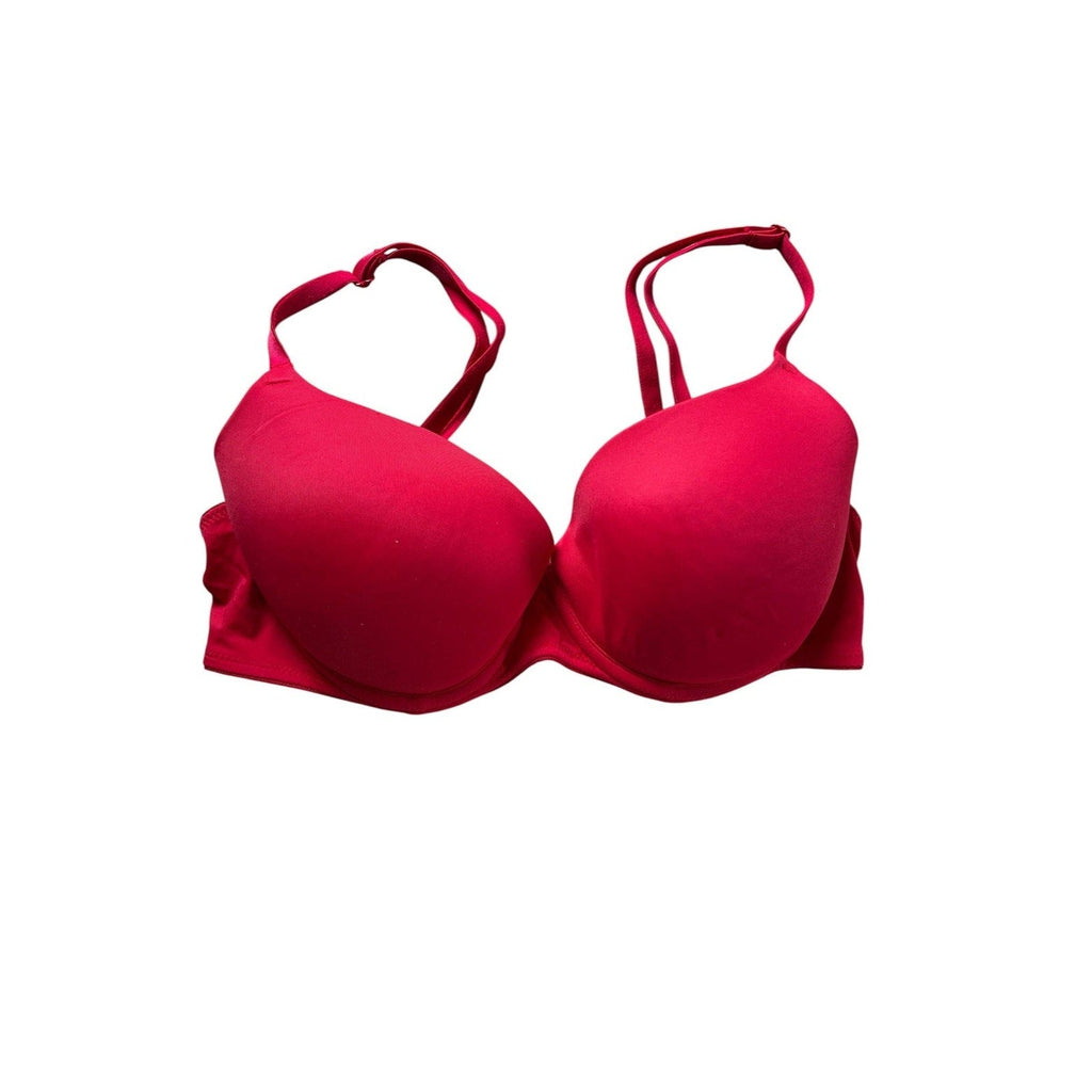 PINK Victoria's Secret Bra Womens 34B Hot Pink Padded Underwire T Shirt