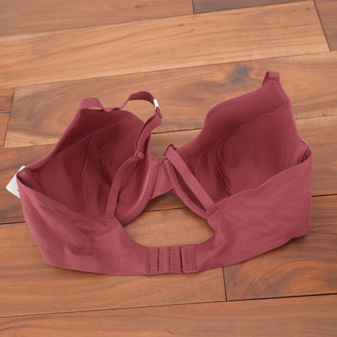 Calvin Klein Perfectly Fit Modern T Shirt Bra 38C Deep Mauve Underwire Cups