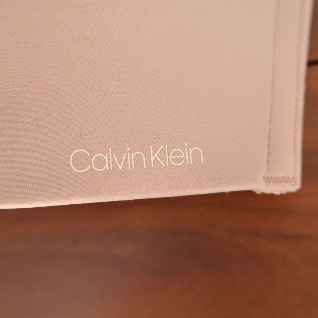 Calvin Klein Seamless T-Shirt Bra Womens 38C Beige Adjustable Strap Wireless