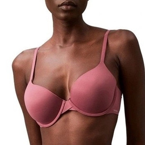 Calvin Klein Perfectly Fit Modern T Shirt Bra 38C Deep Mauve Underwire Cups