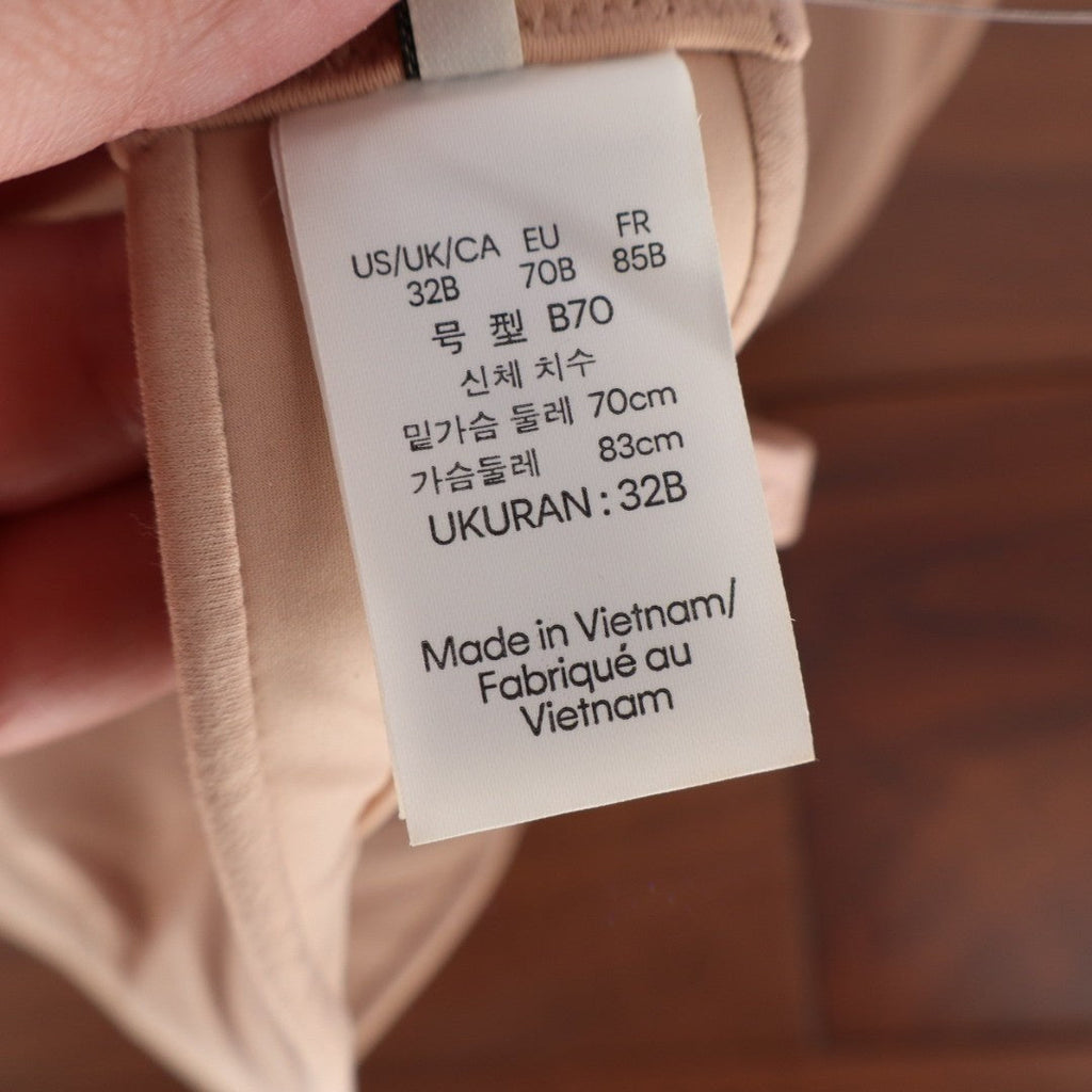 Calvin Klein Lightly Lined Bra Women's 32B Cedar Underwire Adjustable Strap