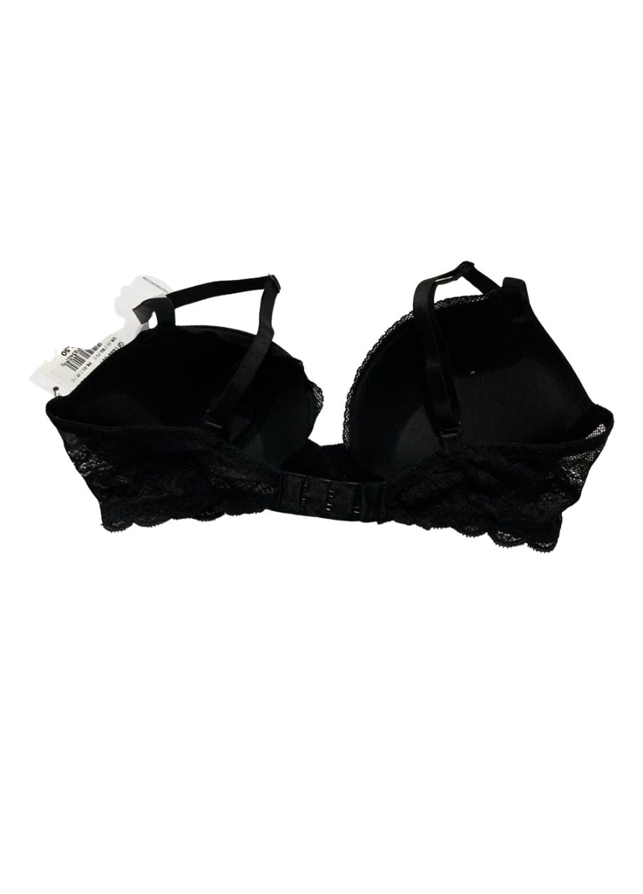CALVIN KLEIN Seductive Comfort with Lace Demi Bra BLACK 32C