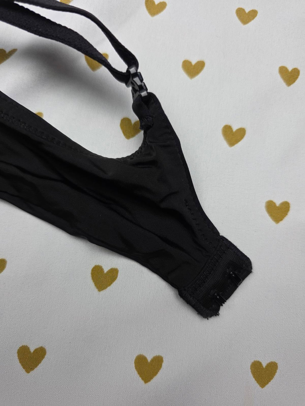 Victorias Secret Black Wireless 32A Tank Bra Sexy Mesh