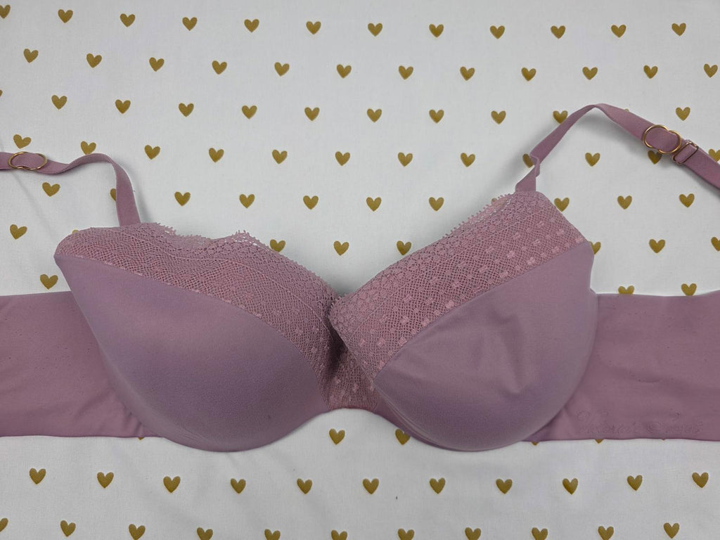 Victorias Secret INCREDIBLE Bra Lined Demi Soft balconette 34D