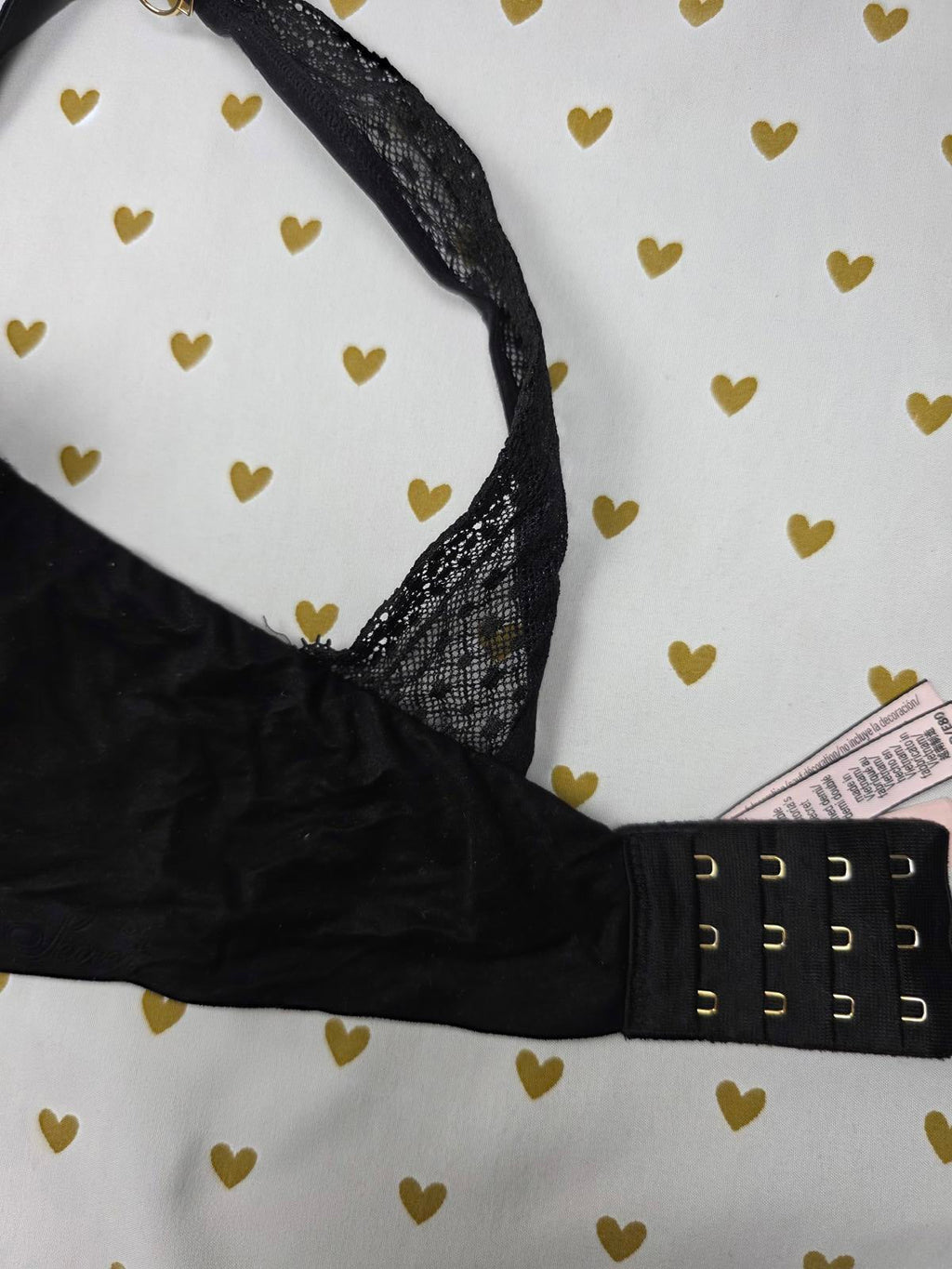 Victorias Secret Black INCREDIBLE Bra Lined Demi 36DD
