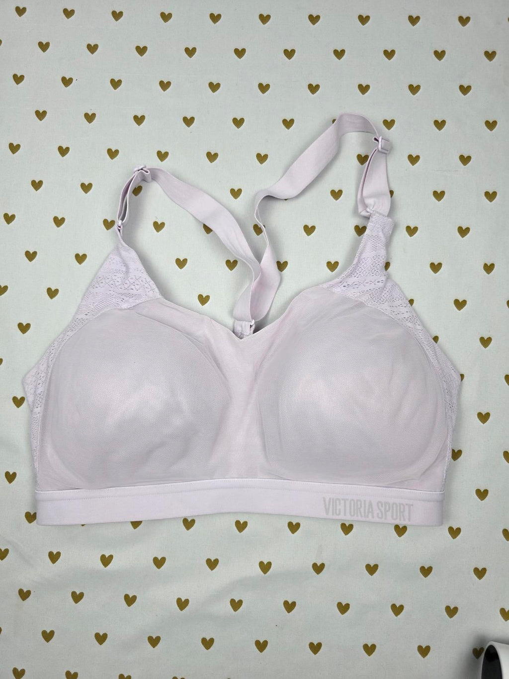 Victorias Secret Purple Lightweight Sports Bra Active 34D Tank Exercise