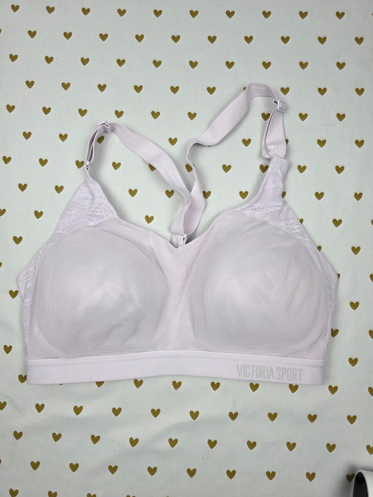Victorias Secret Purple Lightweight Sports Bra Active 34D Tank Exercise