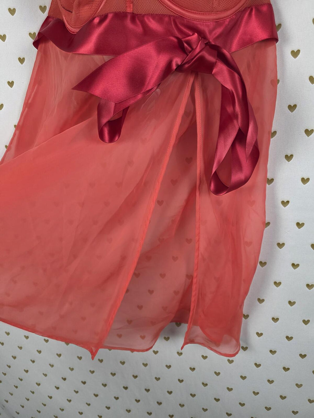 Victorias Secret Vintage Very Sexy Sheer 36C Underwire nightie Babydoll Lingerie