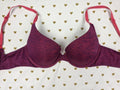 Victorias Secret Padded Perfect Coverage Bra Red 32C