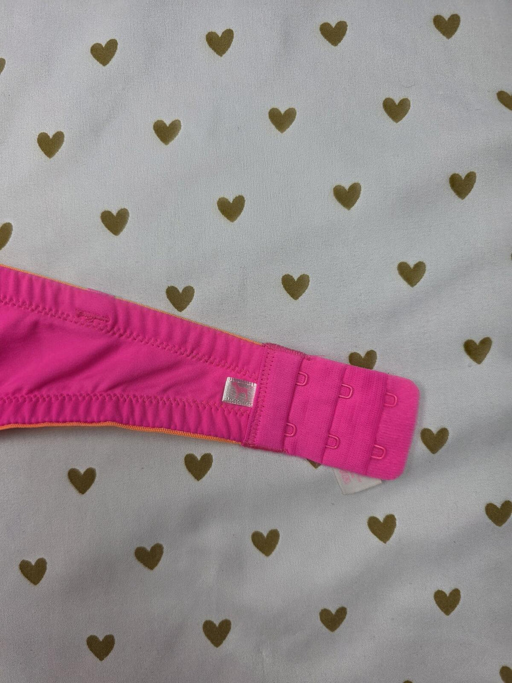 Victorias Secret NEON Strapless Pink Push Up Bra 36D