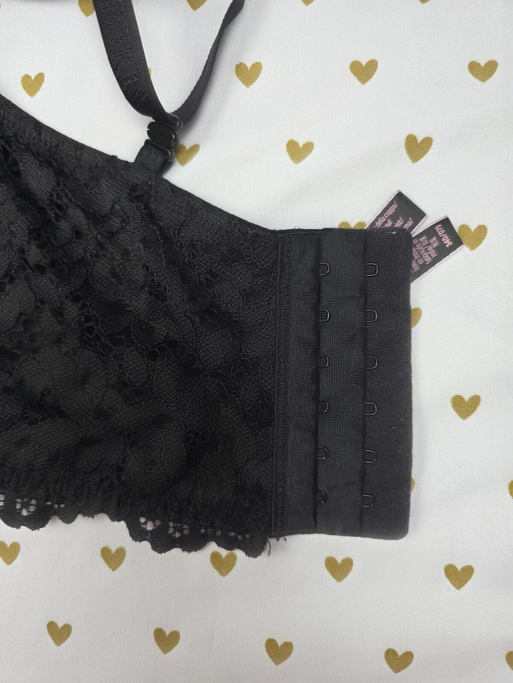 Victoria's Secret Black Corset Style Bustier Bra Body By victoria Lined Demi 34D