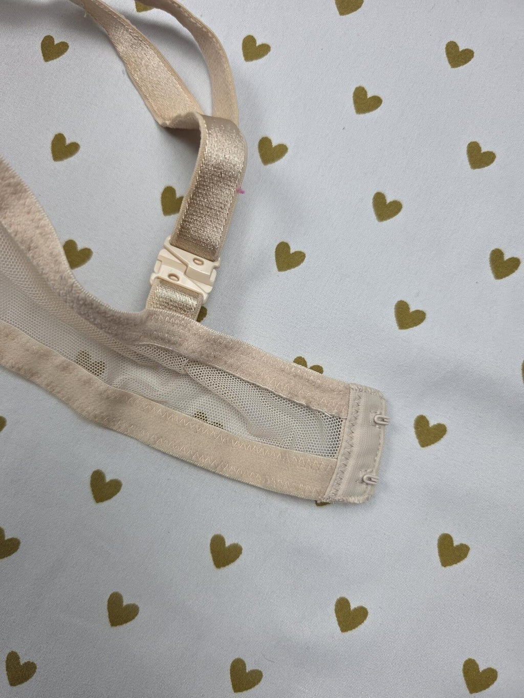 Victorias Secret Beige Lace Lined Demi Balconette Bra 40D