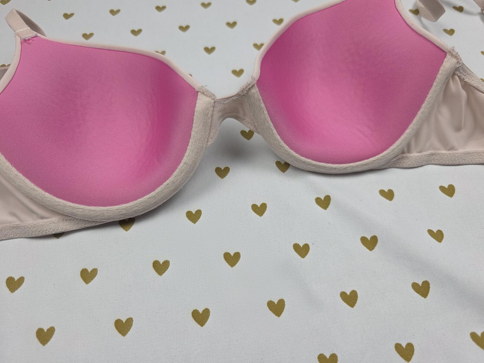 Victorias Secret PINK 32B Satin Push UP Bra