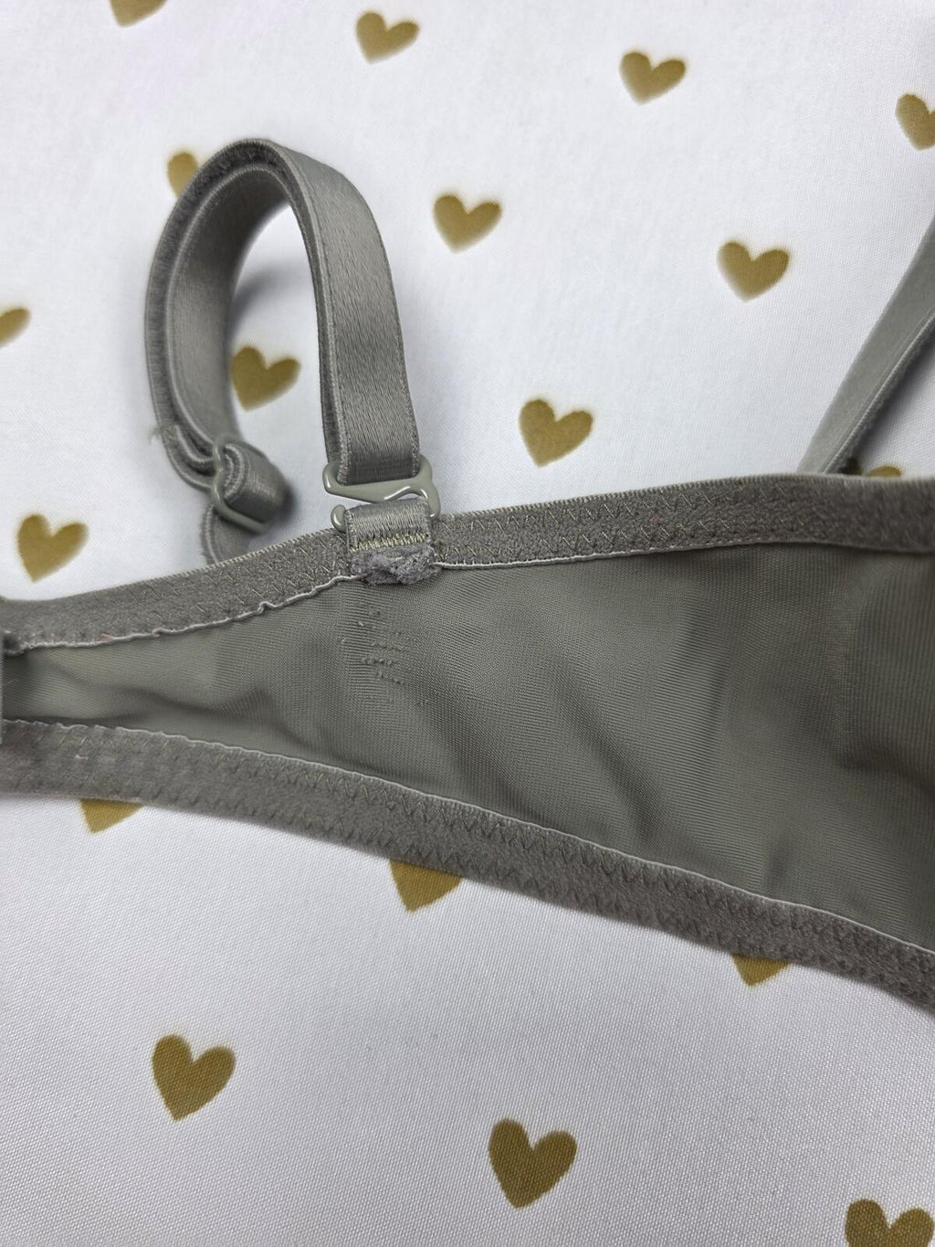 Victorias Secret PINK Olive Green 32C Wear everywhere Lightly Lined Bra