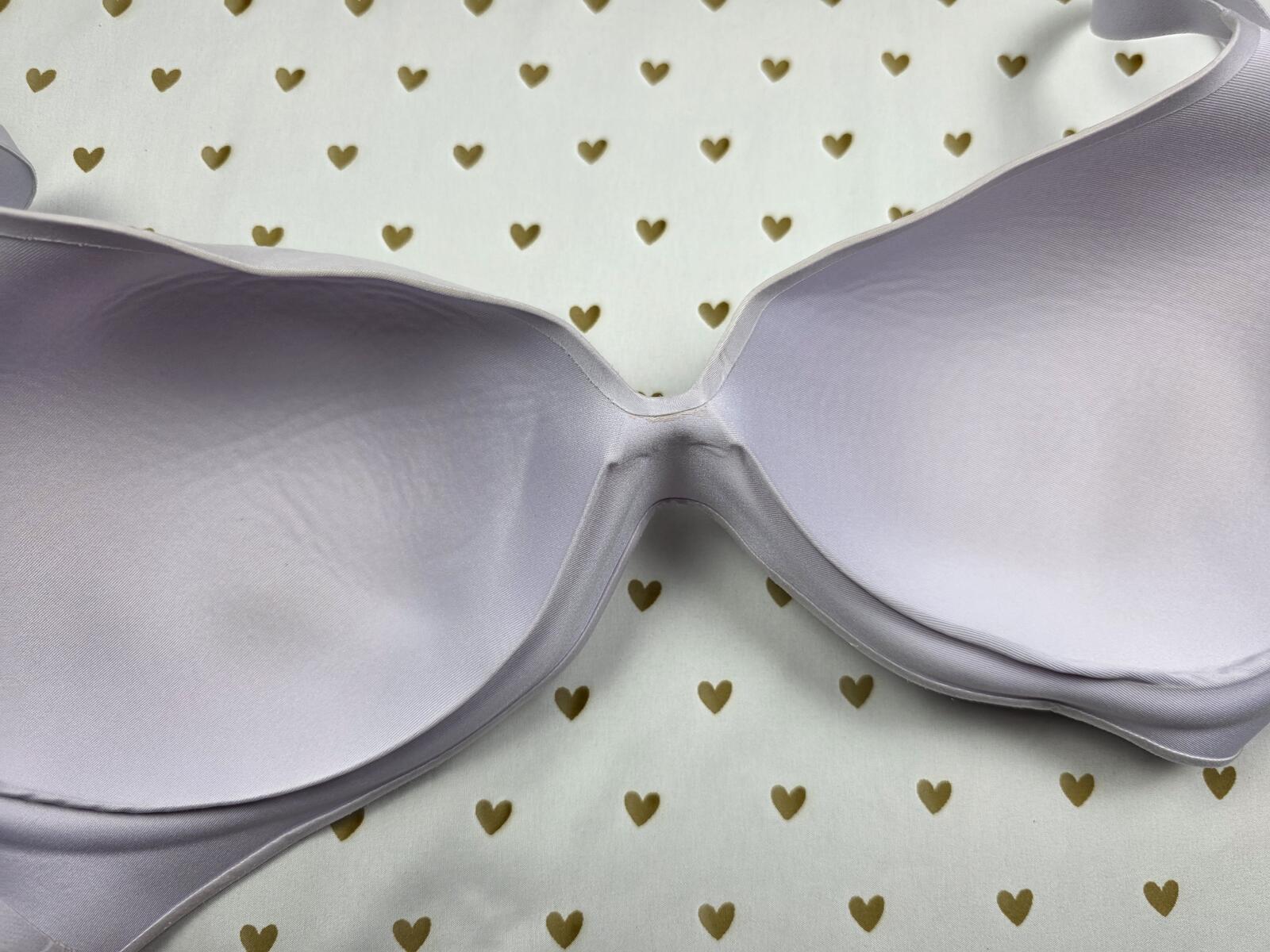 Victorias Secret Wireless Comfy Semi Demi Lined Balconette Bra 36DD