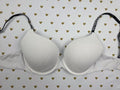 Victorias Secret White Logo Strap Perfect Shape Bra 32D