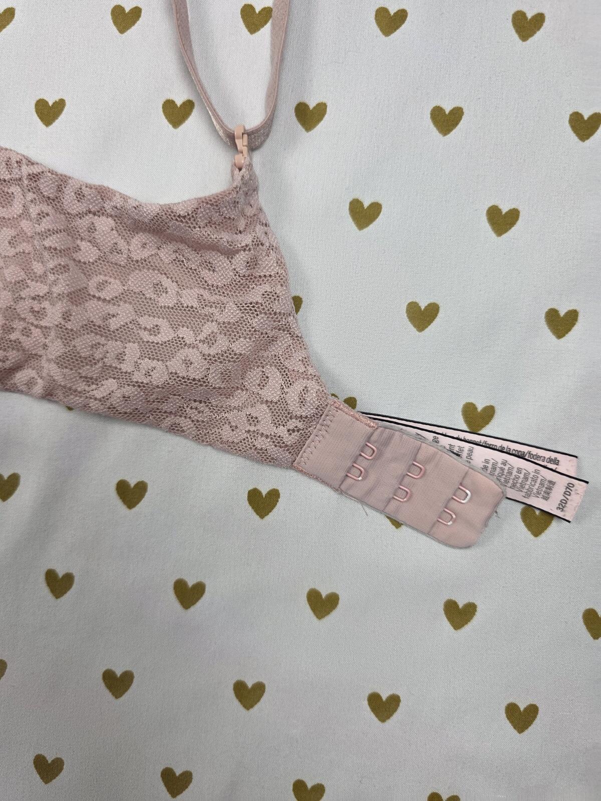 Victorias Secret Beige 32D T Shirt Lightly Lined Bra Demi