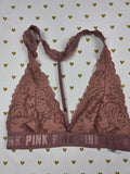 Victorias Secret Pink Racerback Lace Small Bralette Bra Top Tank