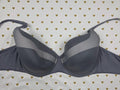 Victoria's Secret Grey Soft Body by Victoria Lined Demi Balconette Bra 38DD