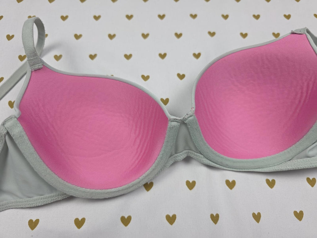 Victorias Secret PINK Wear Everywhere Lightly Lined Bra Mint 32C