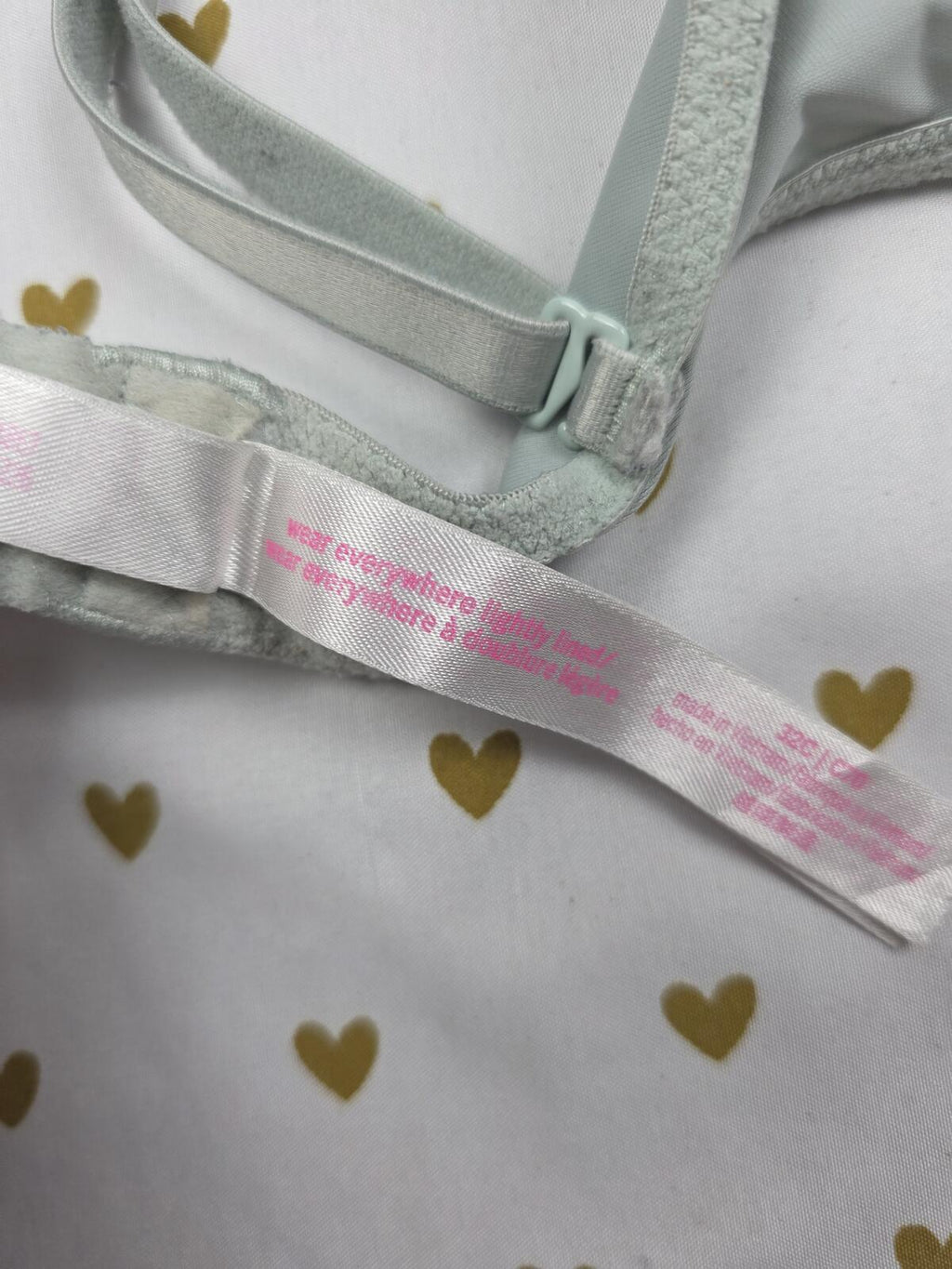 Victorias Secret PINK Wear Everywhere Lightly Lined Bra Mint 32C