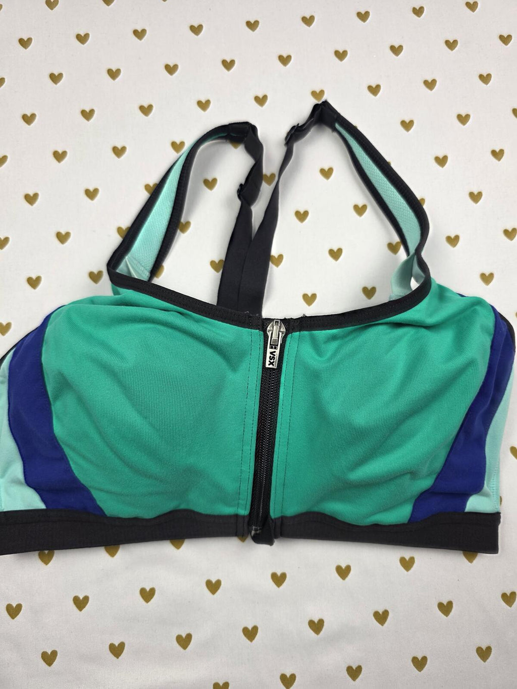 Victorias Secret SPORTS BRA 36C Front Close Exercise Support Tank Top