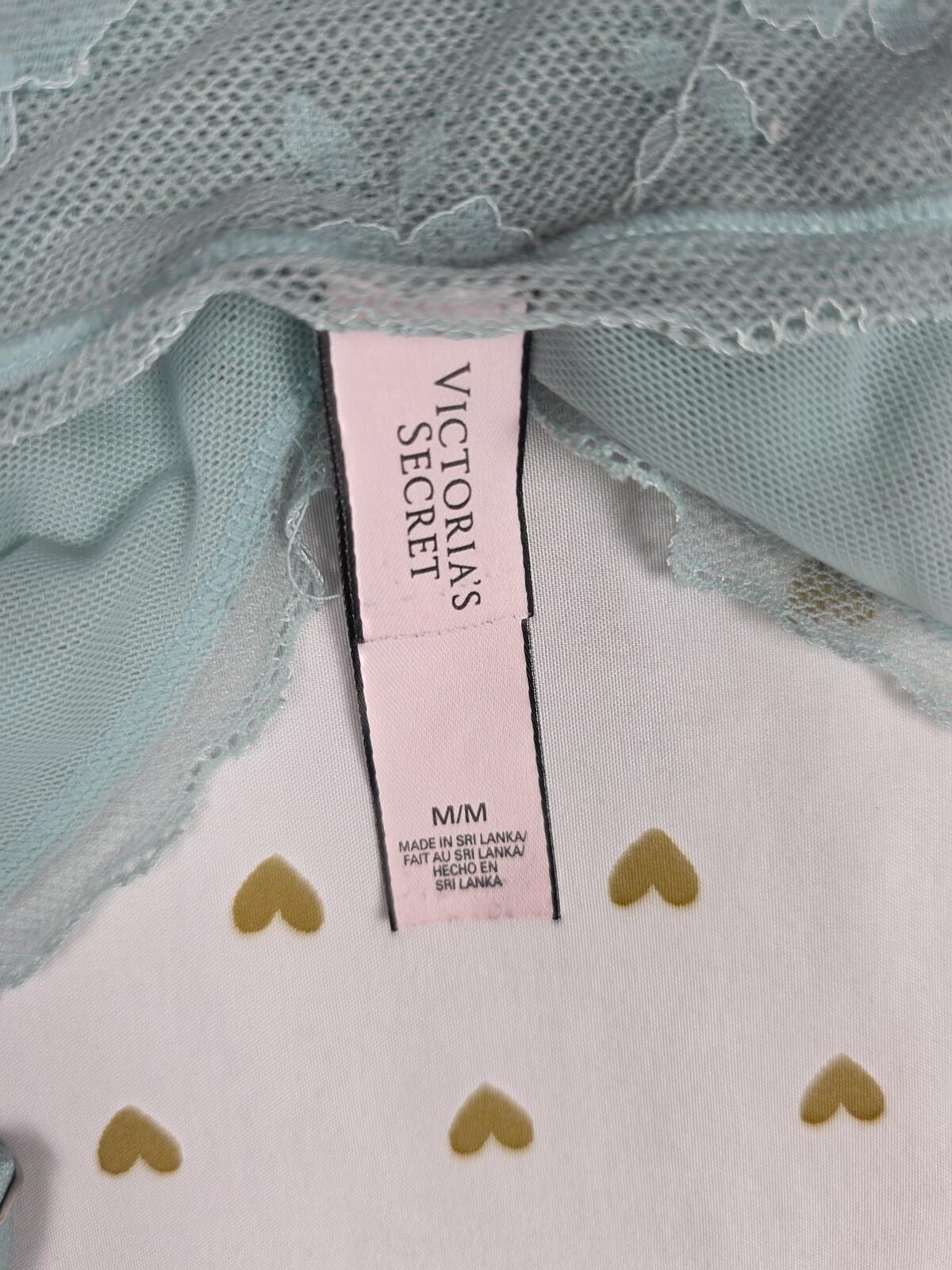 Victorias Secret Medium Green Mint Bralette Bra Top Tank