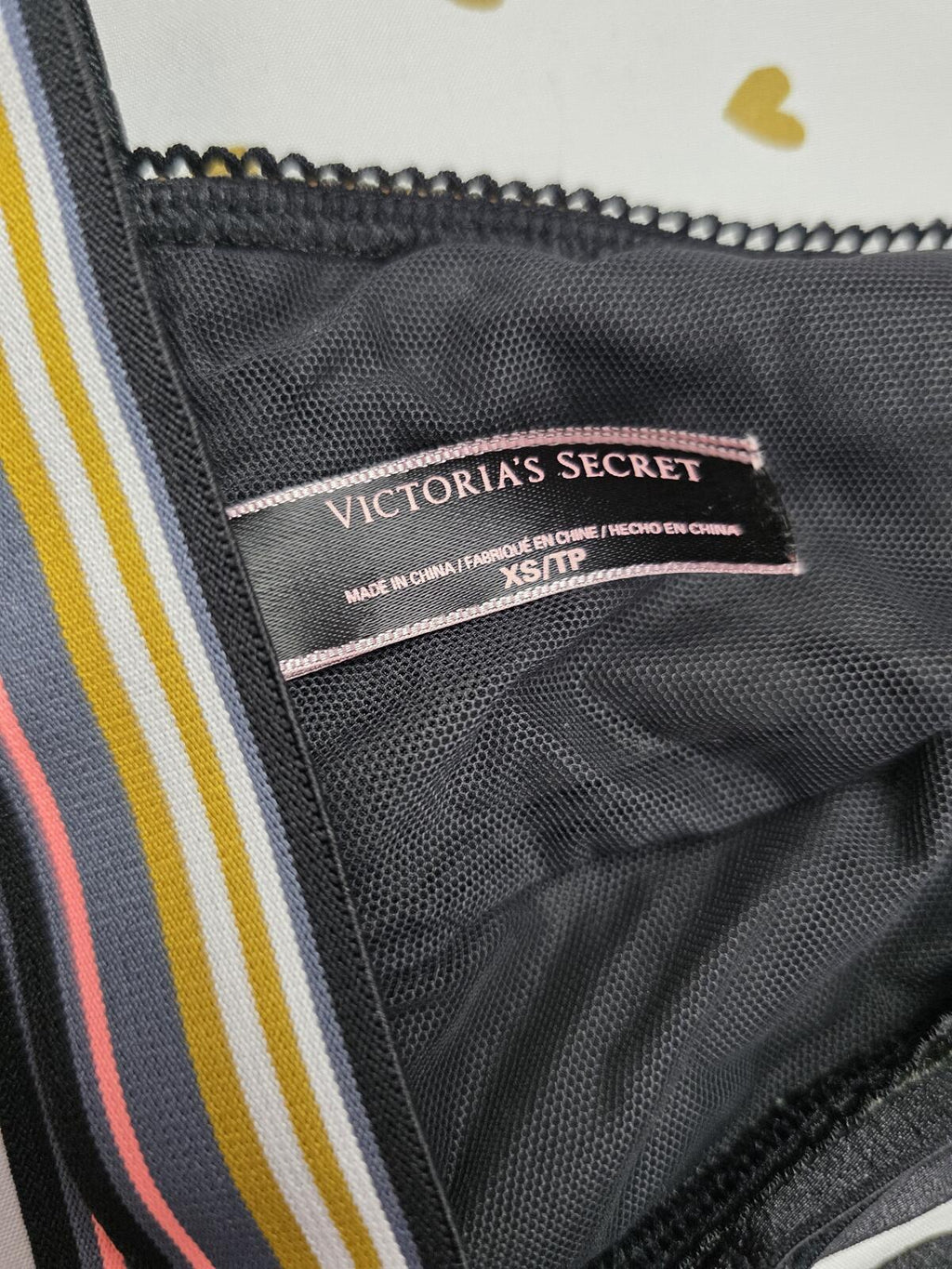 Victorias Secret Velvet Sexy Triangle XS Bralette Bra Top Tank