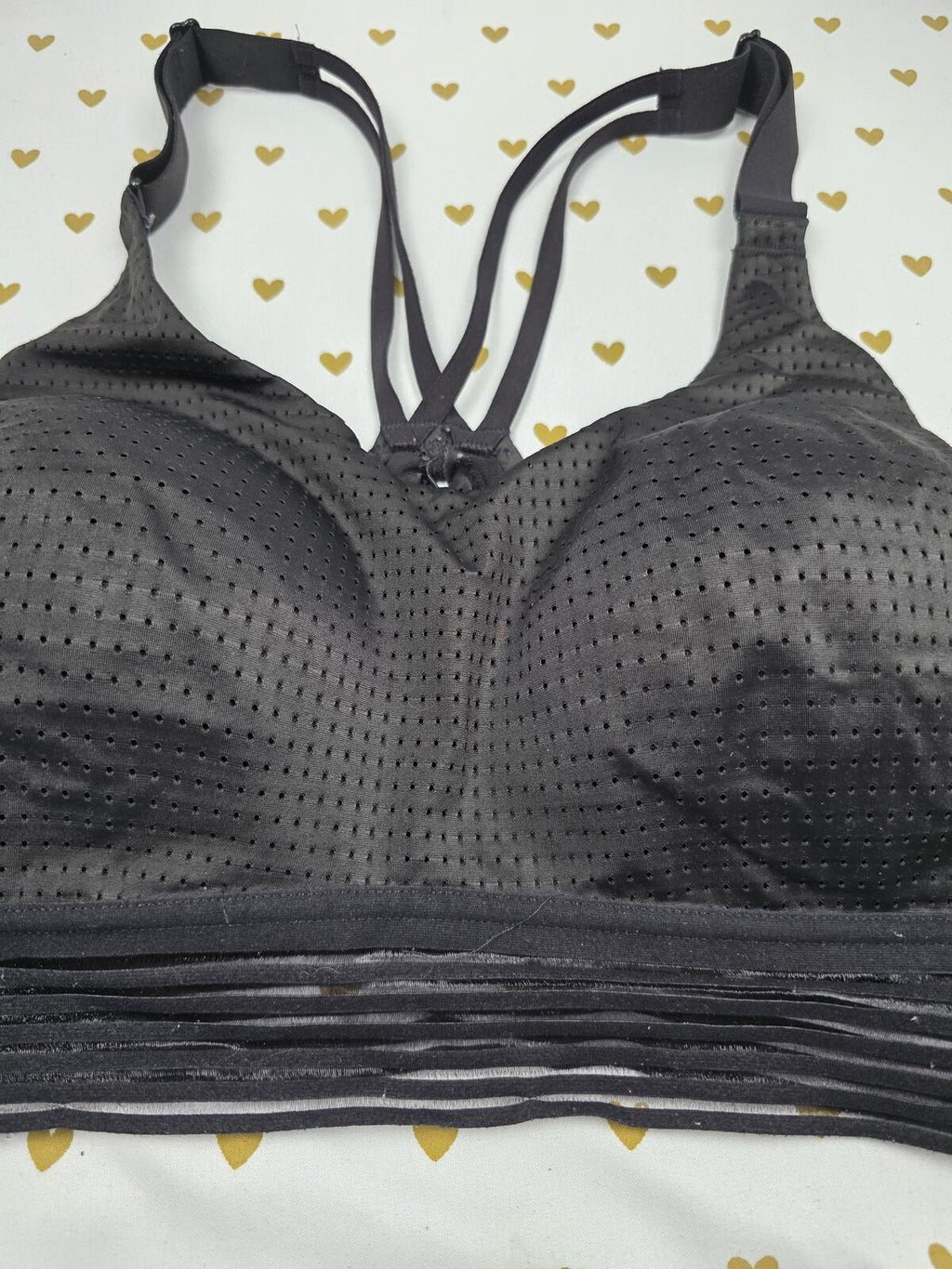 Victorias Secret mesh breathable strappy sports bra 34D