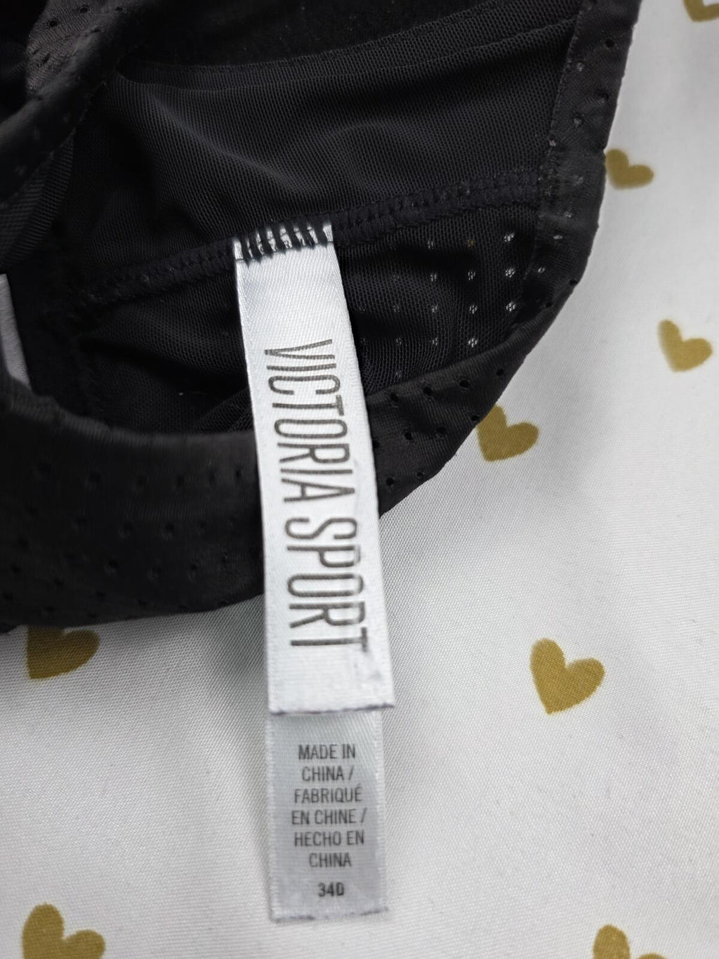 Victorias Secret mesh breathable strappy sports bra 34D