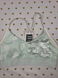 Victorias Secret Pink Ultimate Foil Logo Sports Bra SMALL Bralette Bra Top Tank