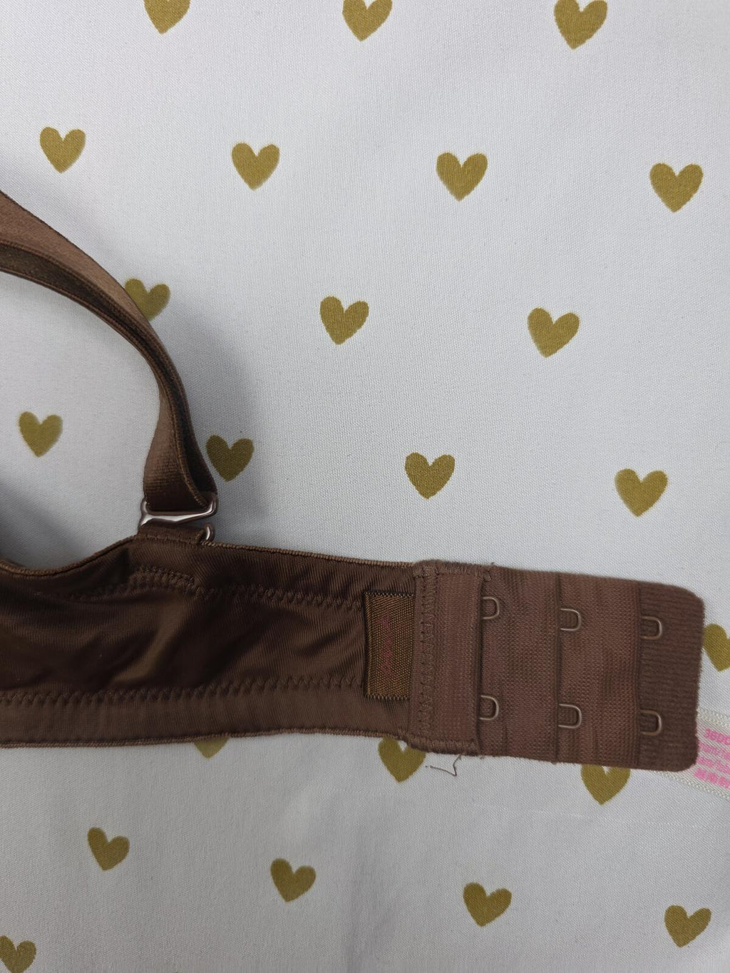 Victorias Secret PINK Brown Wear Everywhere T Shirt lightly Lined Bra 36DD