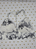 Victorias Secret Pink Bonded Marble Medium Bralette Bra Top Tank