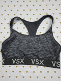 Victorias Secret VSX Sports Bra Large Grey Bralette Bra Top Tank