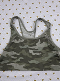 Victorias Secret Pink active Camo Camouflage Sports Bra  Bralette Bra Top Tank