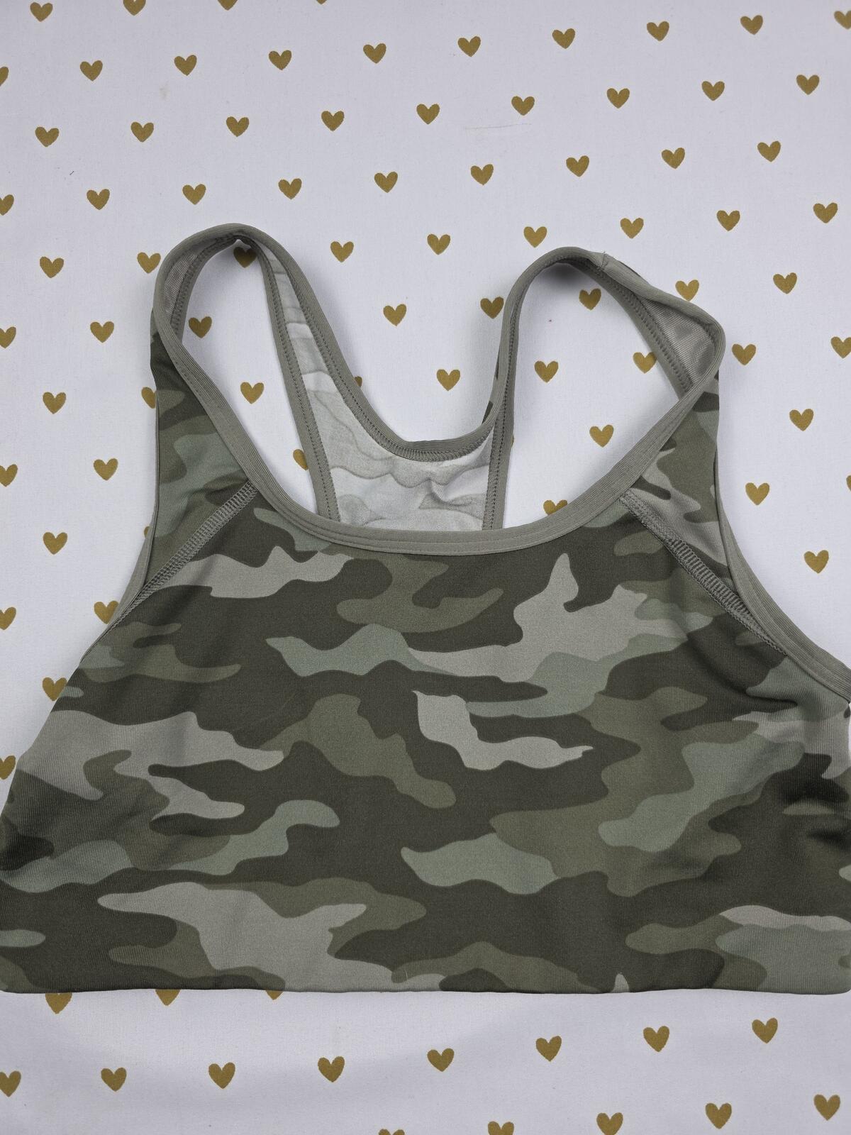 Victorias Secret Pink active Camo Camouflage Sports Bra  Bralette Bra Top Tank