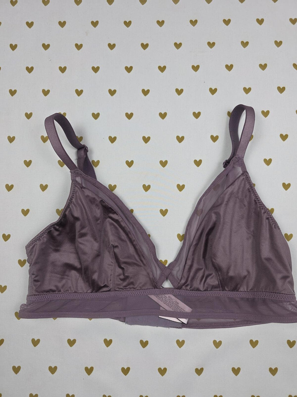Victorias Secret Blush Satin Sexy Small Bralette Bra Top Tank