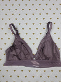 Victorias Secret Blush Satin Sexy Small Bralette Bra Top Tank