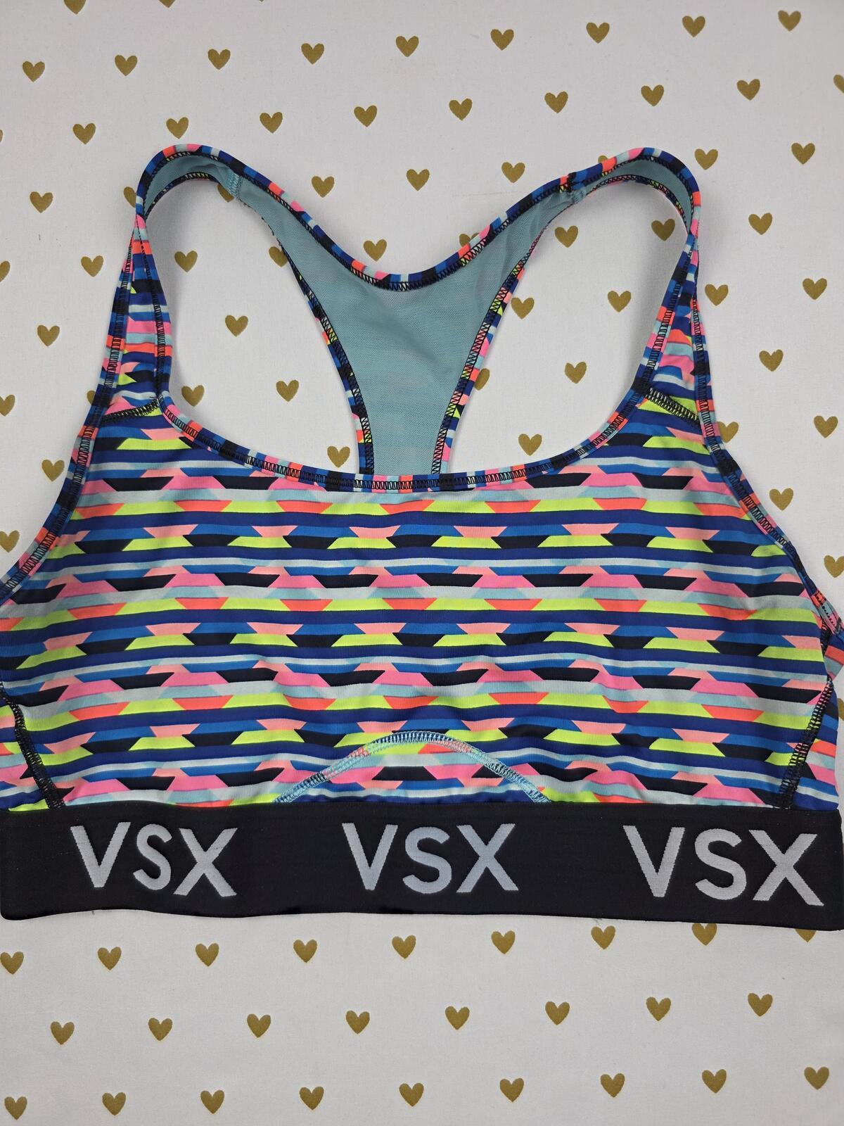 Victorias Secret VSX Neon Sports Bra Large Bralette Bra Top Tank