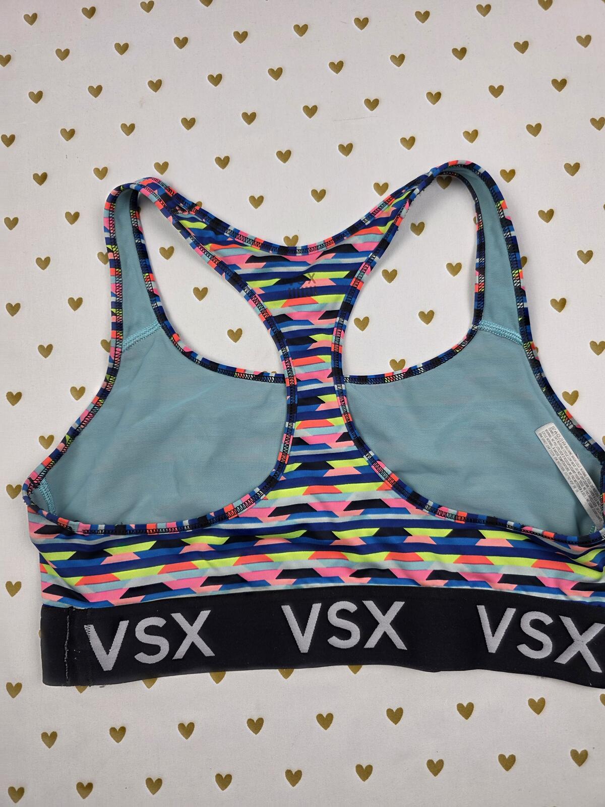 Victorias Secret VSX Neon Sports Bra Large Bralette Bra Top Tank