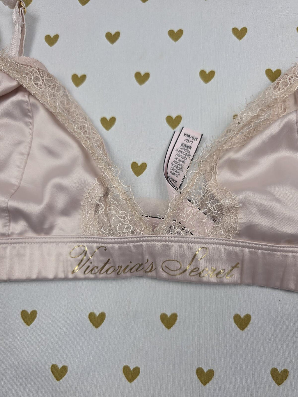 Victorias Secret Satin Sexy Large Lounge Bralette Bra Top Tank