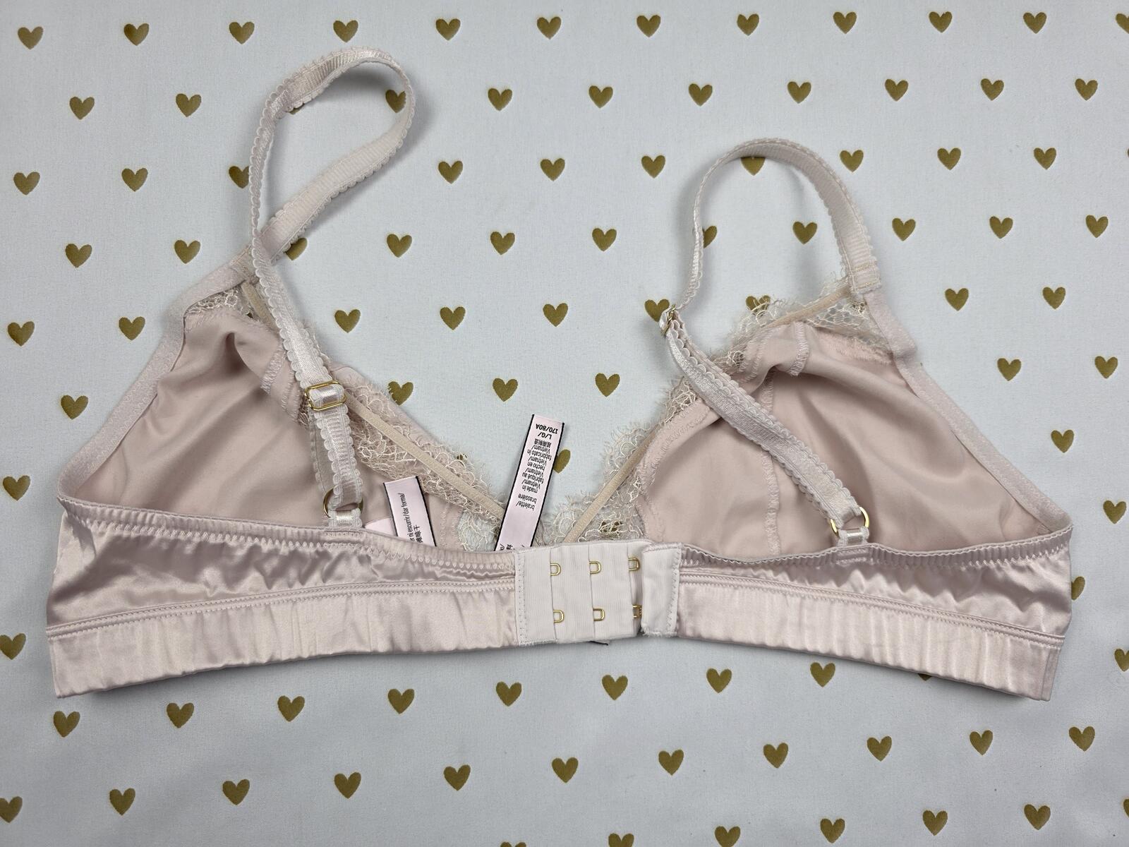 Victorias Secret Satin Sexy Large Lounge Bralette Bra Top Tank
