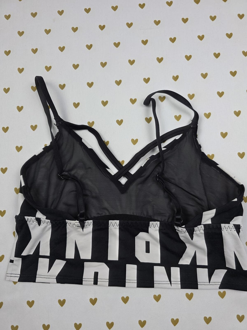 Victorias Secret Pink  Logo Sports Bra Ultimate XS Bralette Bra Top Tank