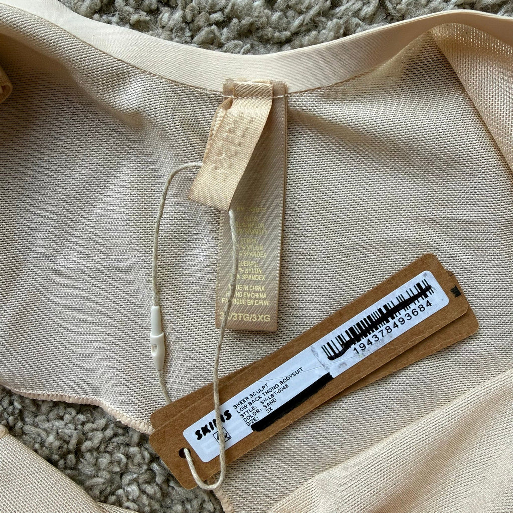 SKIMS Sheer Sculpt Bodysuit - Size 3X