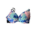 PINK Victoria's Secret Bra Womens 34D Tie Dye Push Up Underwire Padded Logo